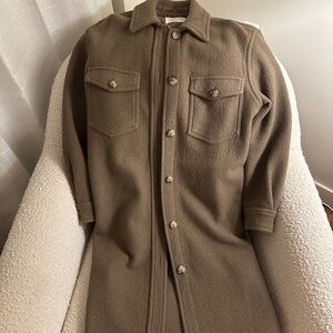 Wilfred Free Brown Long Ganna Jacket Size S